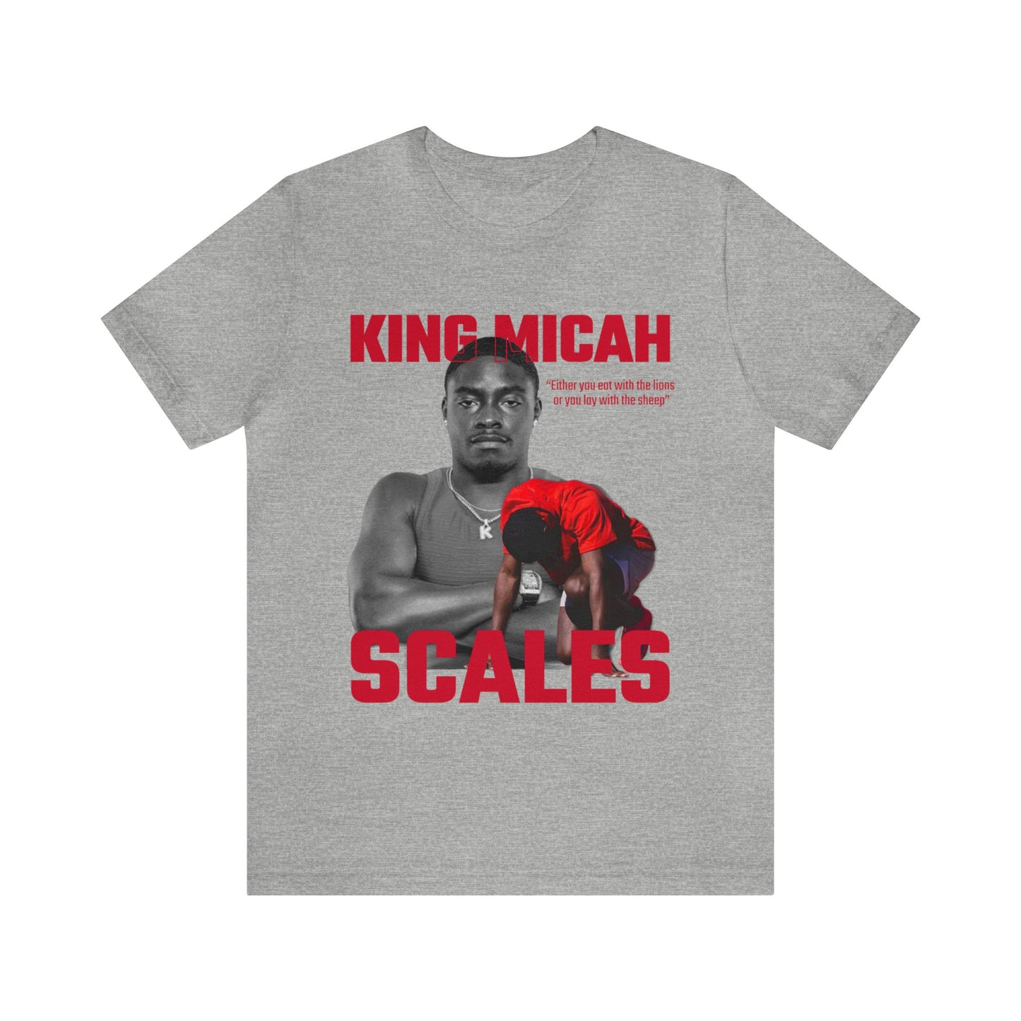 King Micah Scales: Either You Eat With The Lions Or You Lay With The Sheep Tee