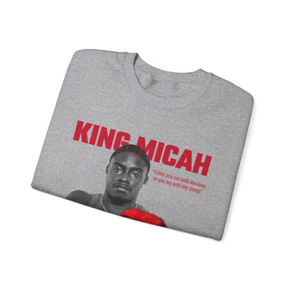 King Micah Scales: Either You Eat With The Lions Or You Lay With The Sheep Crewneck