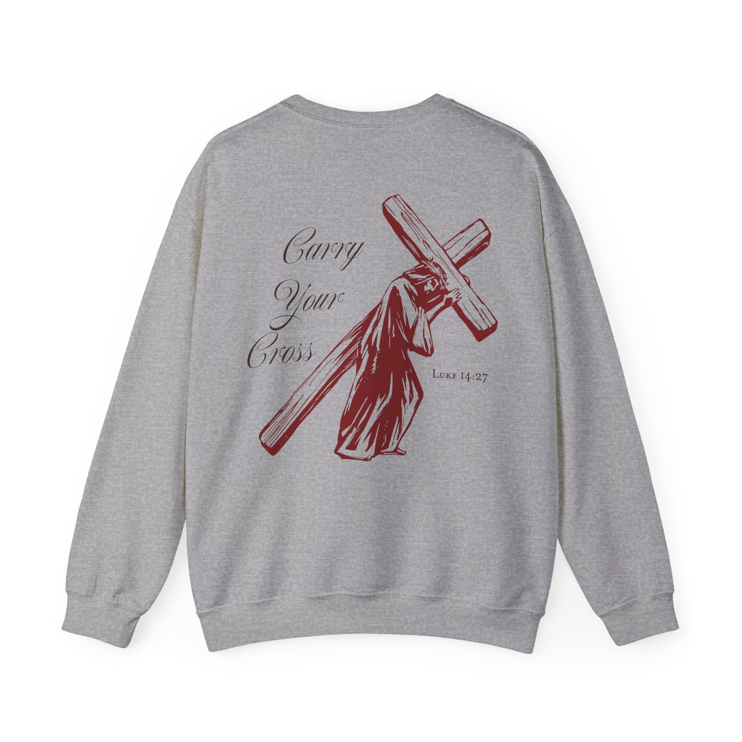 Reise Clark: Luke 14:27 Crewneck