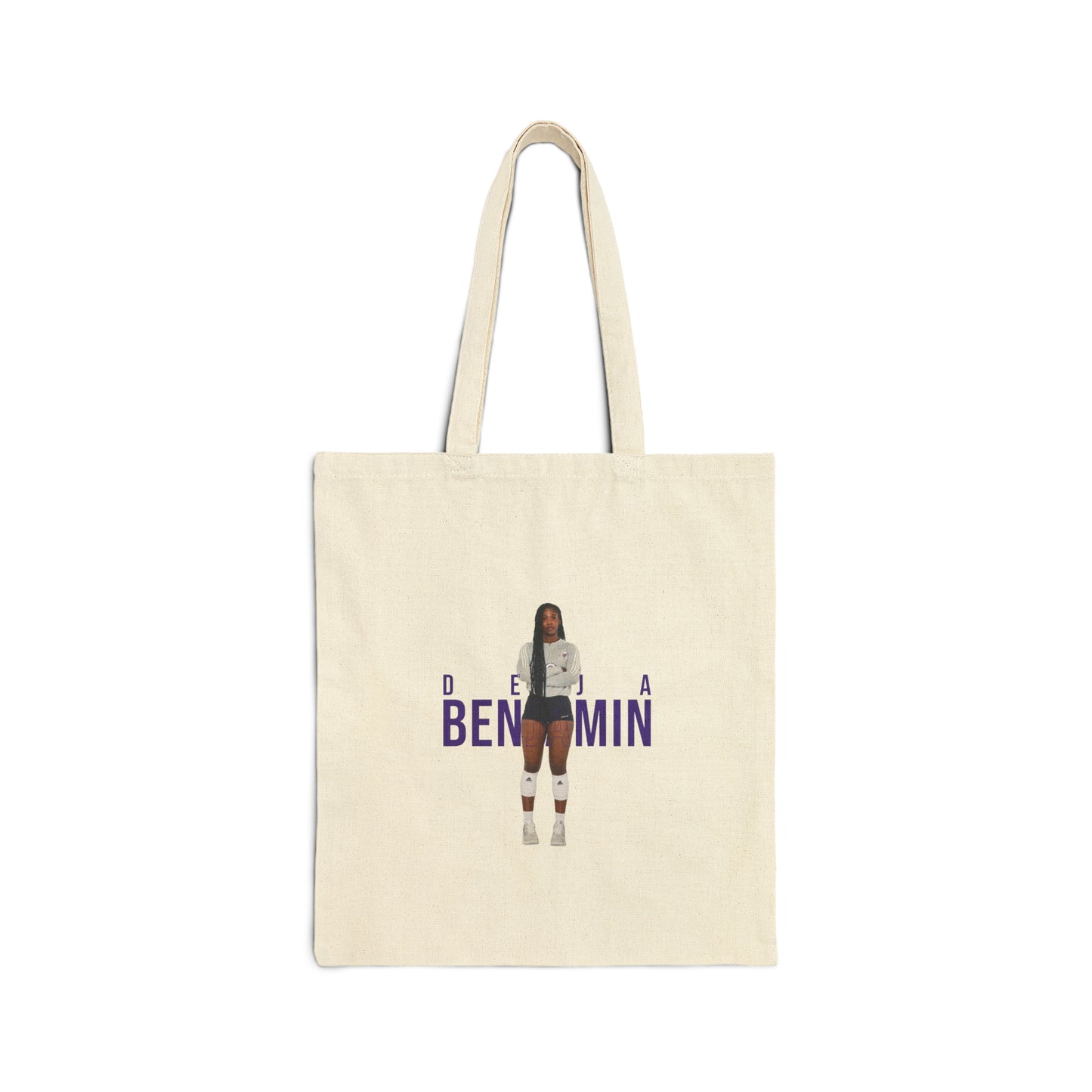 Deja Benjamin: GameDay Cotton Canvas Tote Bag