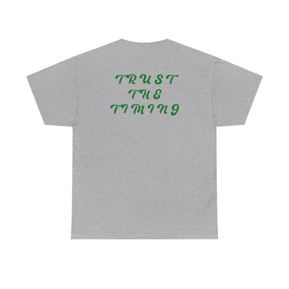 Emma Rushing: Trust The Timing Tee (Green)