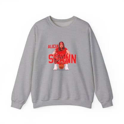 Alicia Spann: And She Embraced The Chaos Crewneck Sweatshirt