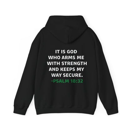 Eric Garza: Psalm 18:32 Hoodie