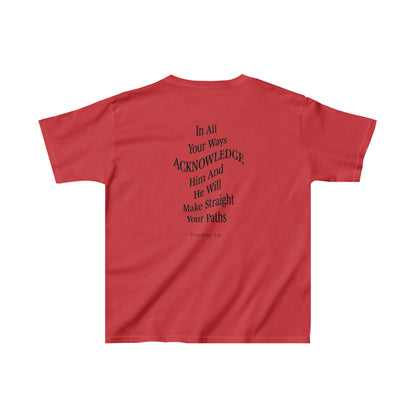 London Downing: Proverbs 3:6 Kids Tee