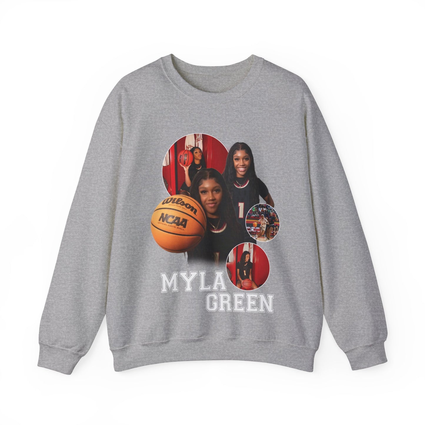 Myla Green: GameDay With Number Crewneck