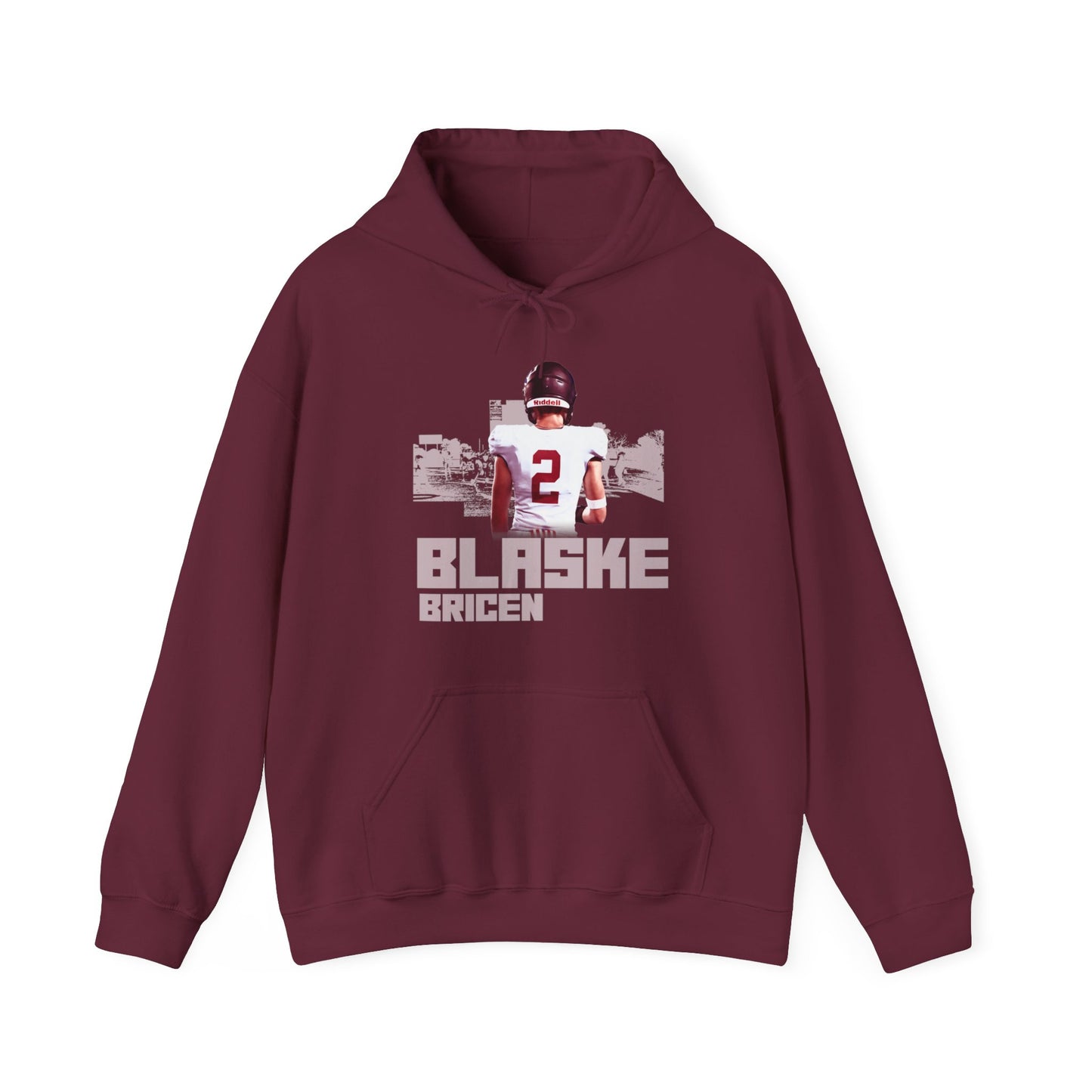 Bricen Blaske: Football Hoodie