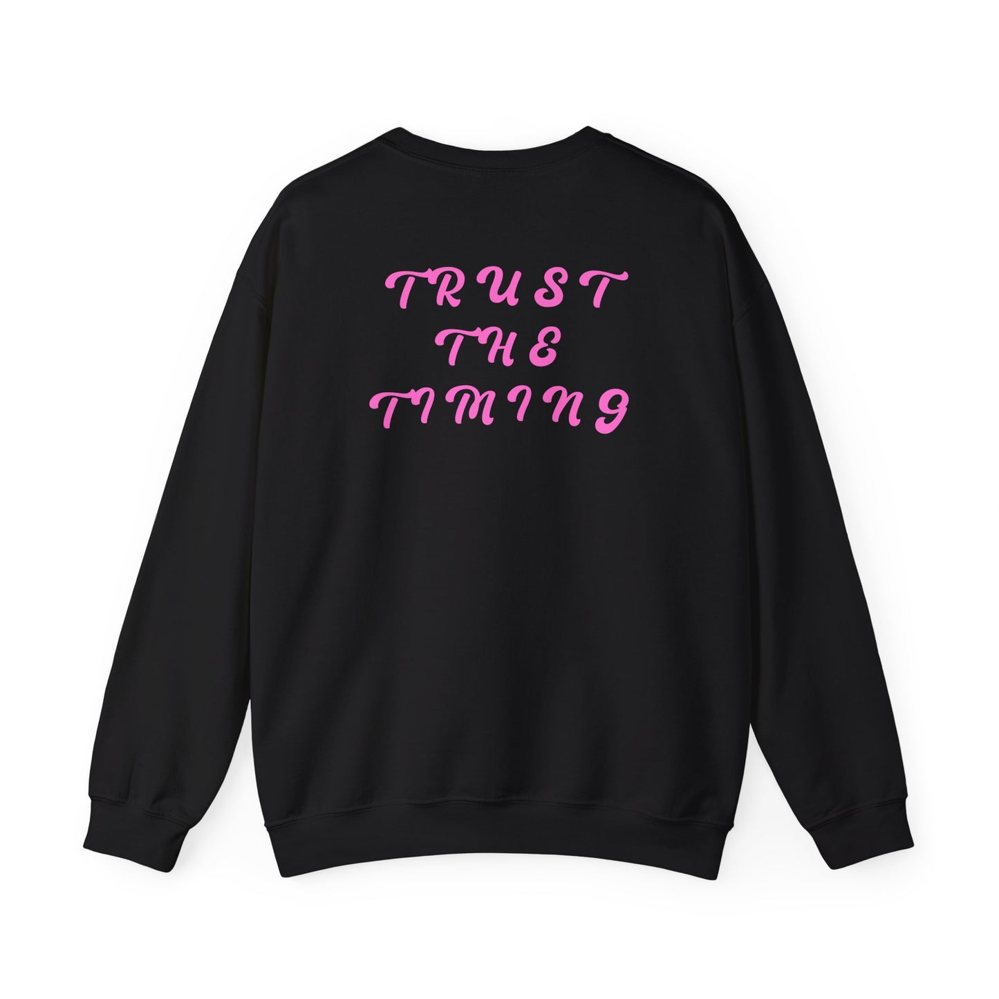 Emma Rushing: Trust The Timing Crewneck (Pink)