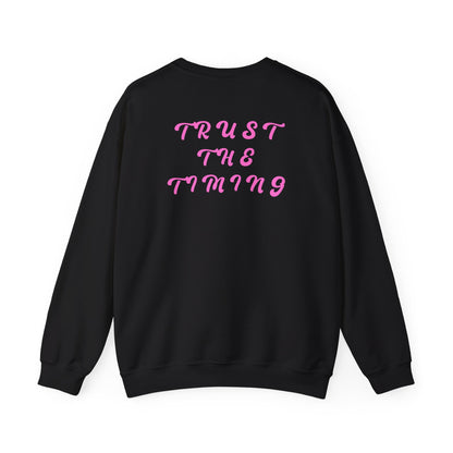 Emma Rushing: Trust The Timing Crewneck (Pink)