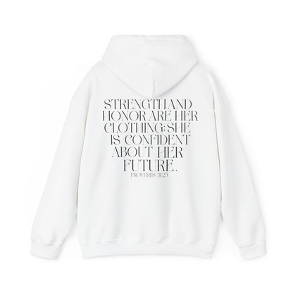 Sanãa Parker: Proverbs 31:25 Hoodie