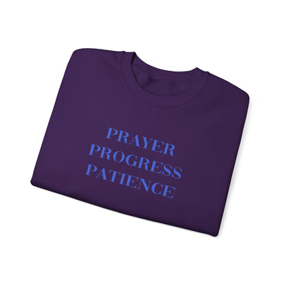 Catie Amador: Prayer Progress Patience Crewneck