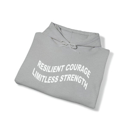 Sarah Bowlby: Resilient Courage Limitless Strength Hoodie