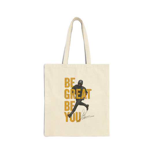 Ali LaPread: Be Great Be You Cotton Canvas Tote Bag