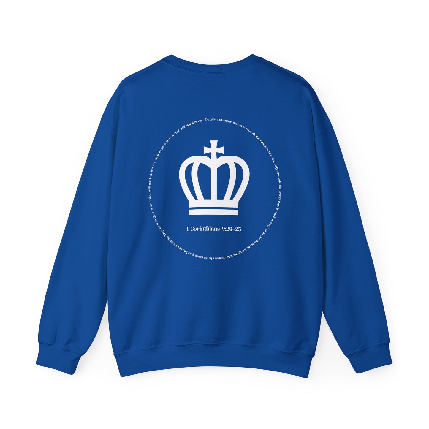 Jessica Smallwood: 1 Corinthians 9:24-25 Crewneck