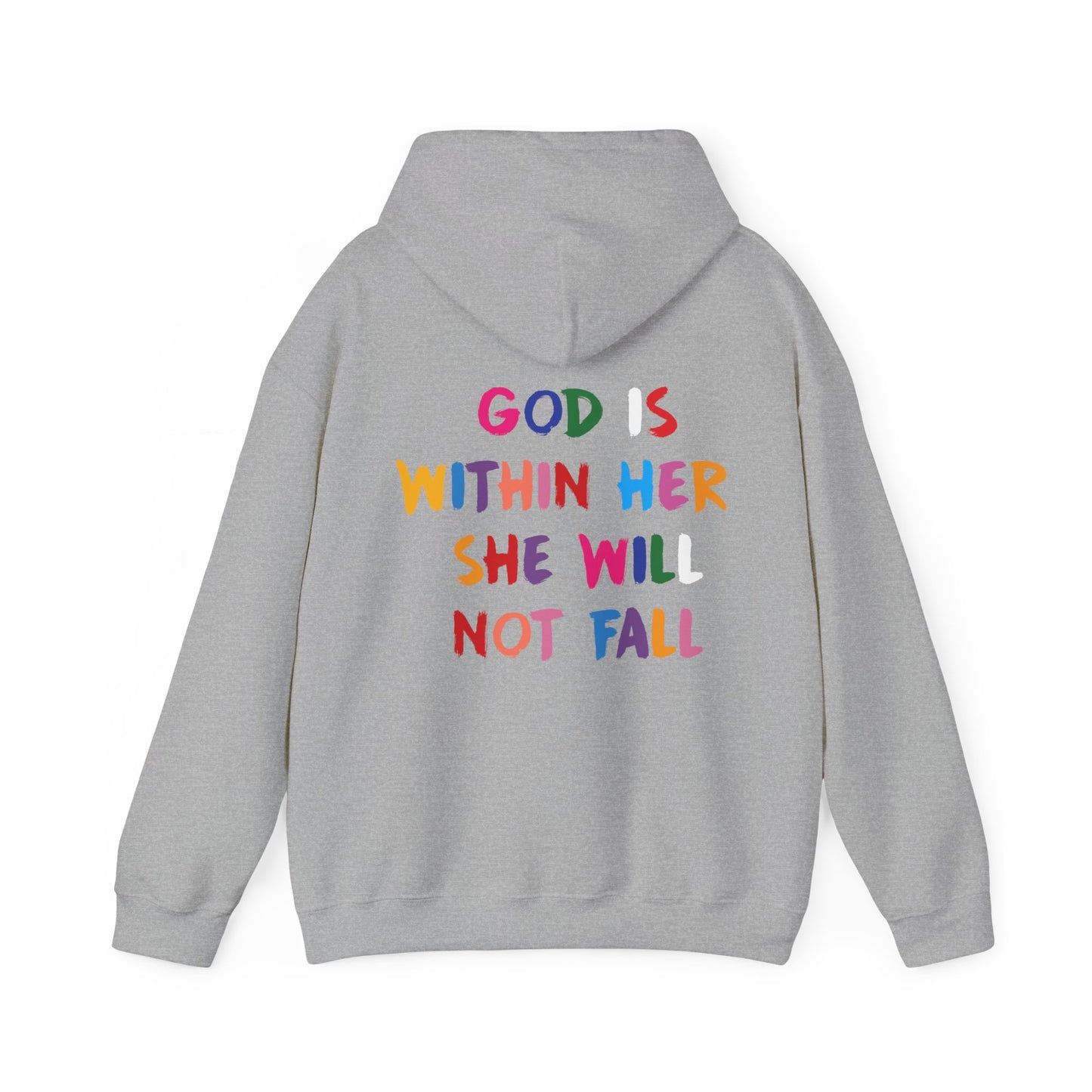 Addisen Mastriano: God Is In Her She Will Not Fall Hoodie