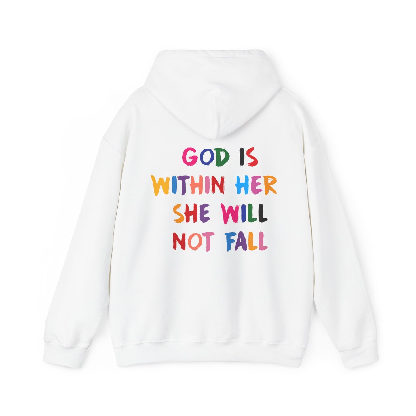 Addisen Mastriano: God Is In Her She Will Not Fall Hoodie