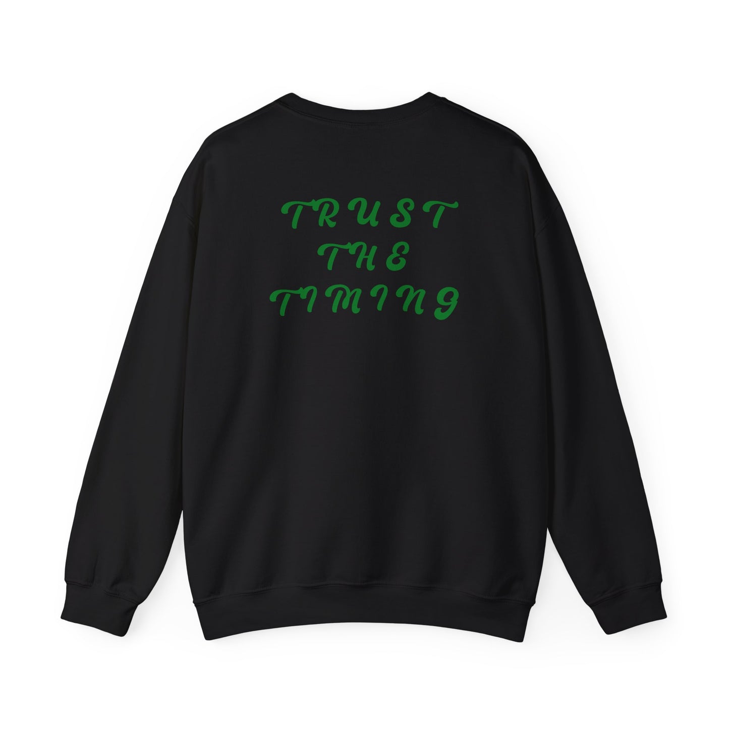 Emma Rushing: Trust The Timing Crewneck (Green)