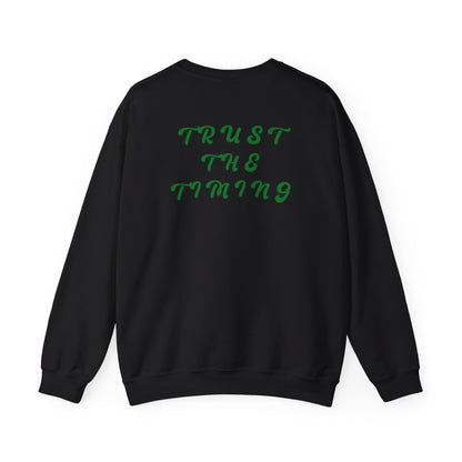 Emma Rushing: Trust The Timing Crewneck (Green)