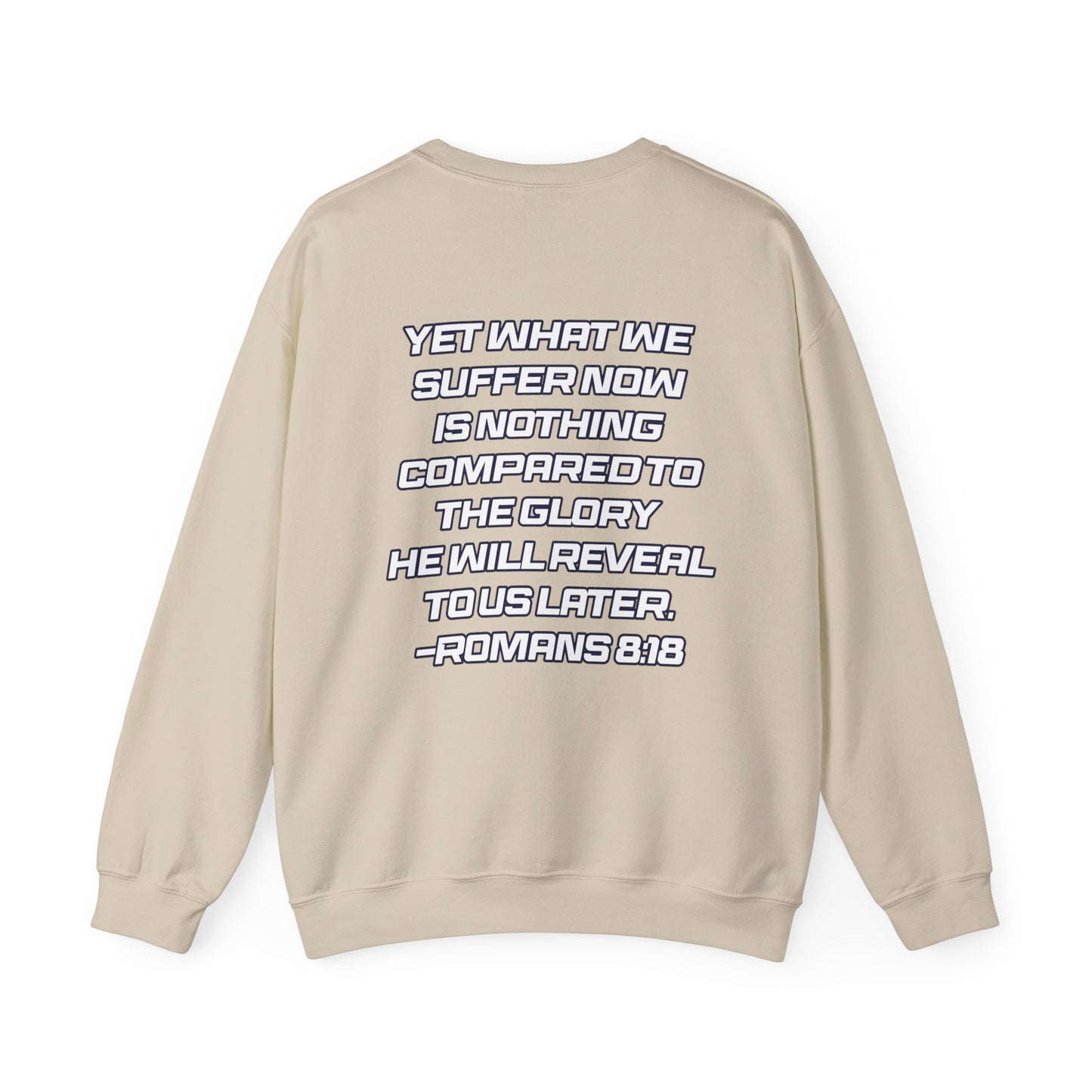 Ellington Brooks-Lytle: Romans 8:18 Crewneck