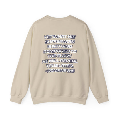 Ellington Brooks-Lytle: Romans 8:18 Crewneck