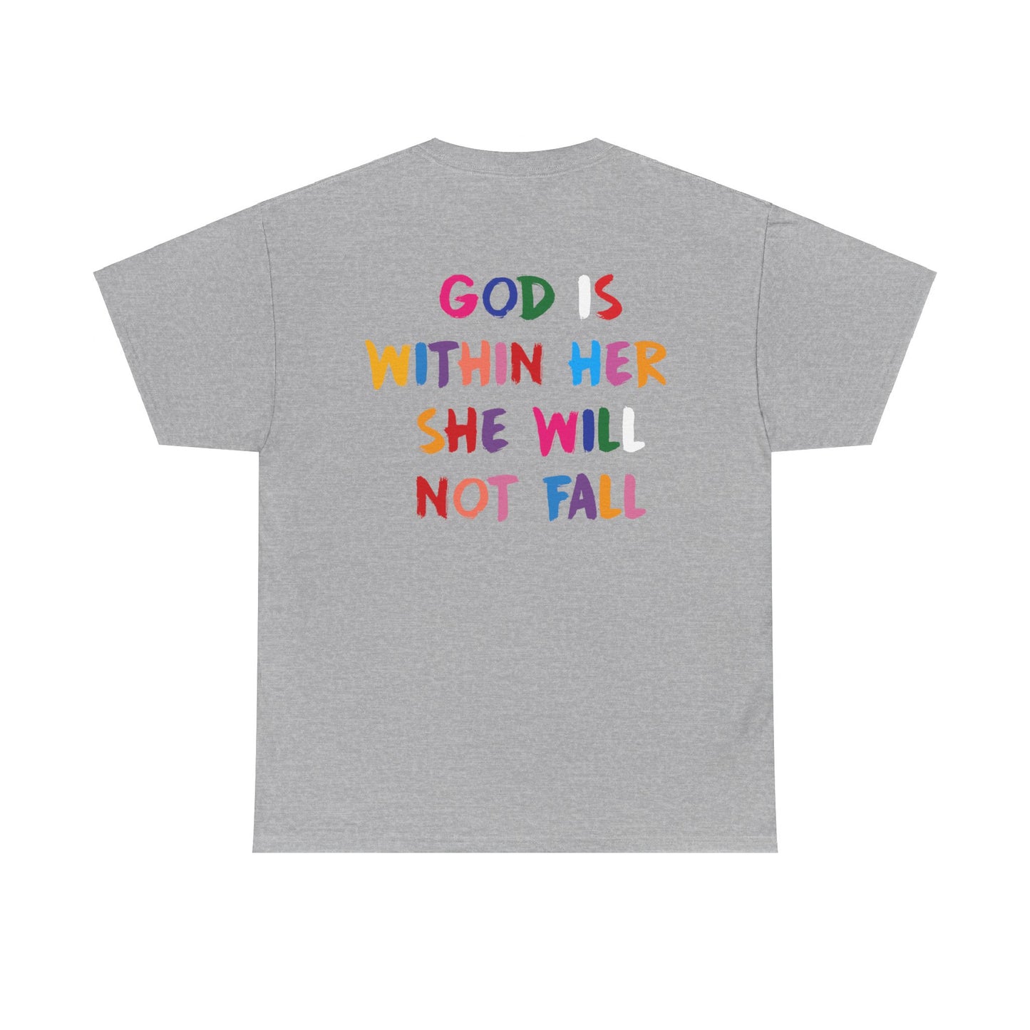 Addisen Mastriano: God Is In Her She Will Not Fall Tee