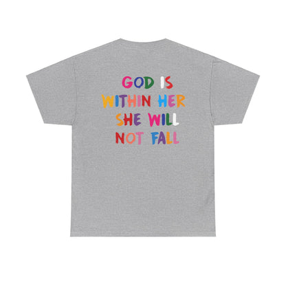 Addisen Mastriano: God Is In Her She Will Not Fall Tee