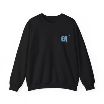 Elyssa Rodarte: Check On Your Friends Crewneck Sweatshirt