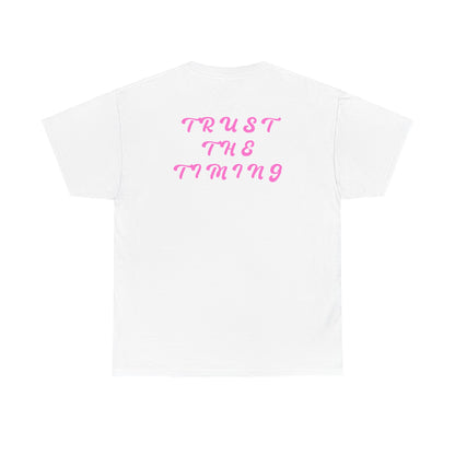 Emma Rushing: Trust The Timing Tee (Pink)