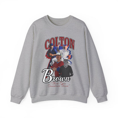 Colton Brown: There Goes Downtown Brown Crewneck