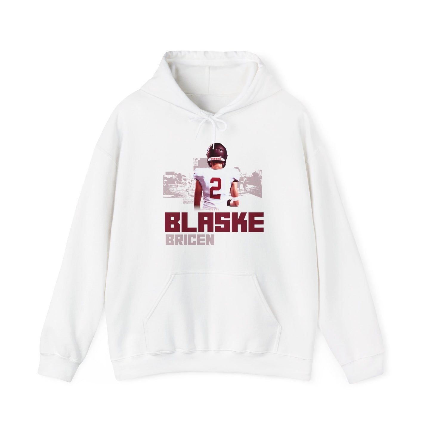 Bricen Blaske: Football Hoodie