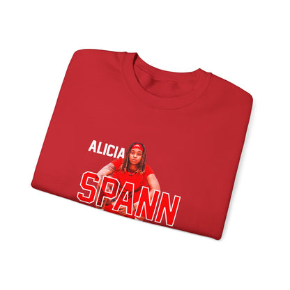 Alicia Spann: And She Embraced The Chaos Crewneck Sweatshirt