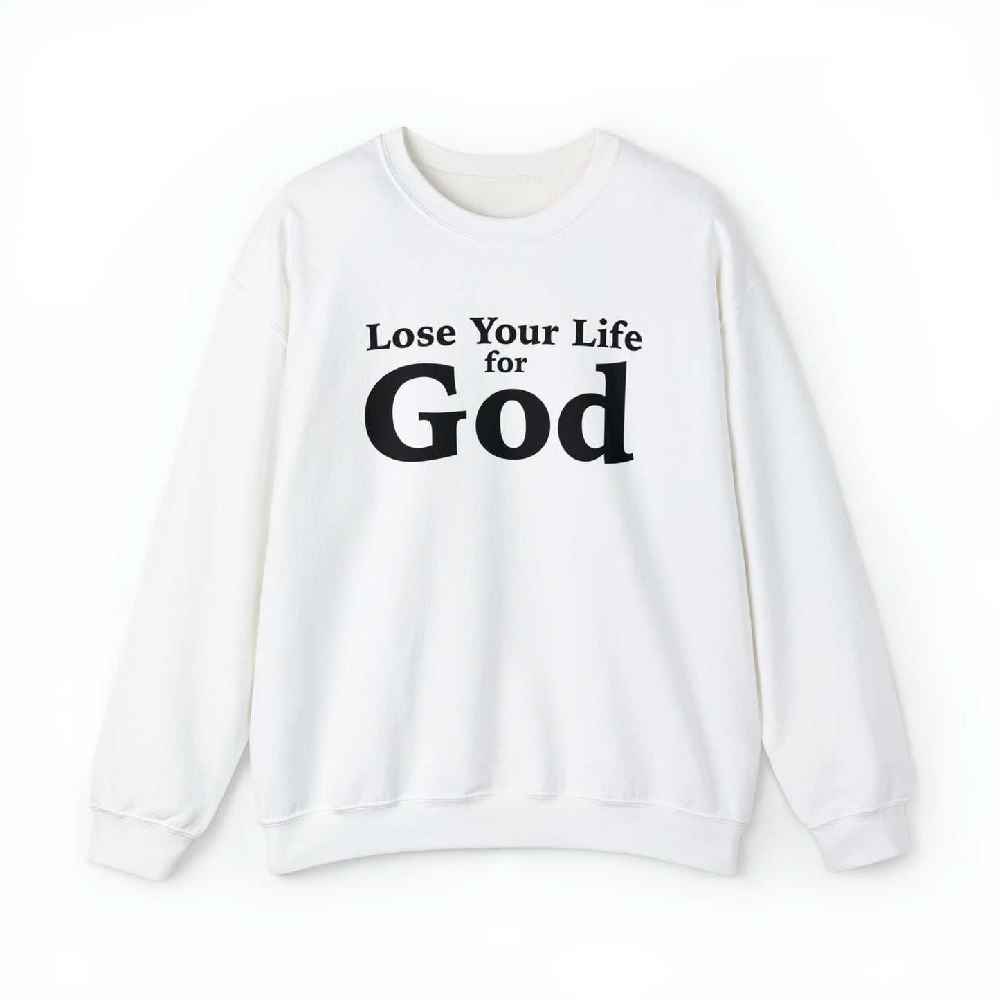 Jerome Riley: Lose Your Life For God Crewneck