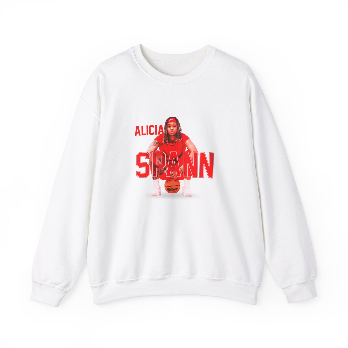 Alicia Spann: And She Embraced The Chaos Crewneck Sweatshirt