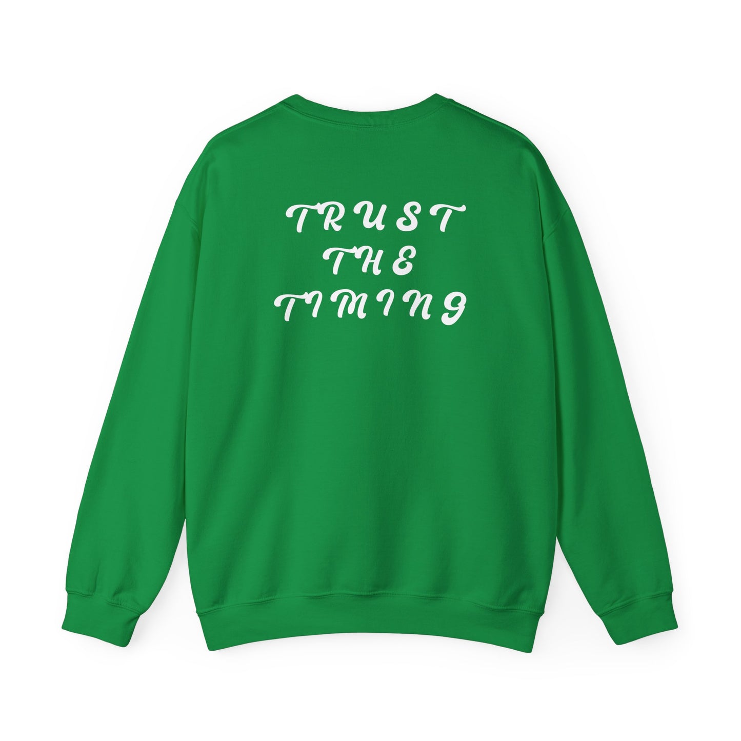 Emma Rushing: Trust The Timing Crewneck (Green)