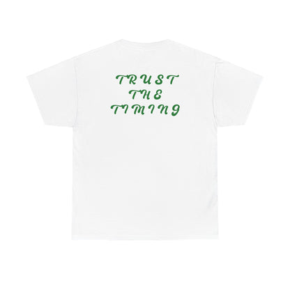 Emma Rushing: Trust The Timing Tee (Green)