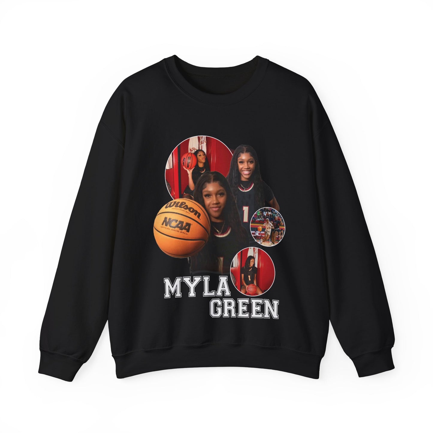 Myla Green: GameDay With Number Crewneck