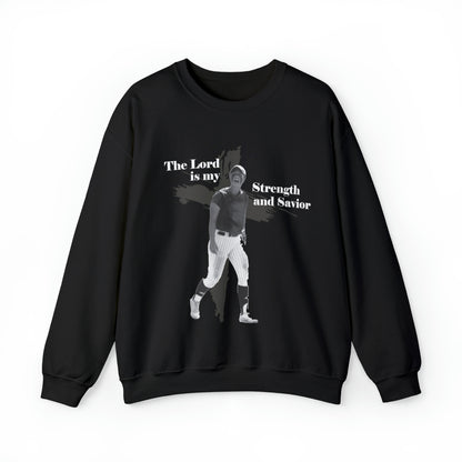 Jesiana Mora: The Lord Is My Strength and Savior Crewneck