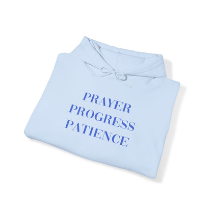 Catie Amador: Prayer Progress Patience Hoodie