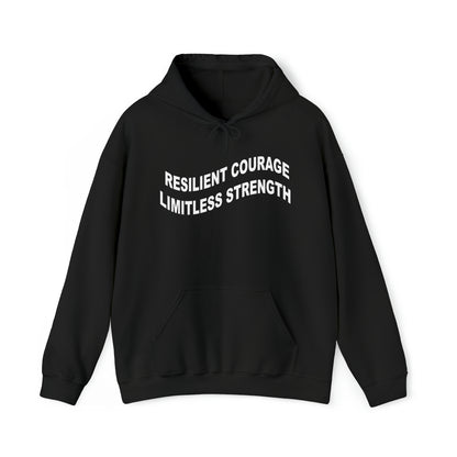 Sarah Bowlby: Resilient Courage Limitless Strength Hoodie