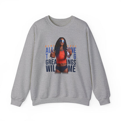 Renee Blades: All In Divine Timing Great Things Will Come Crewneck