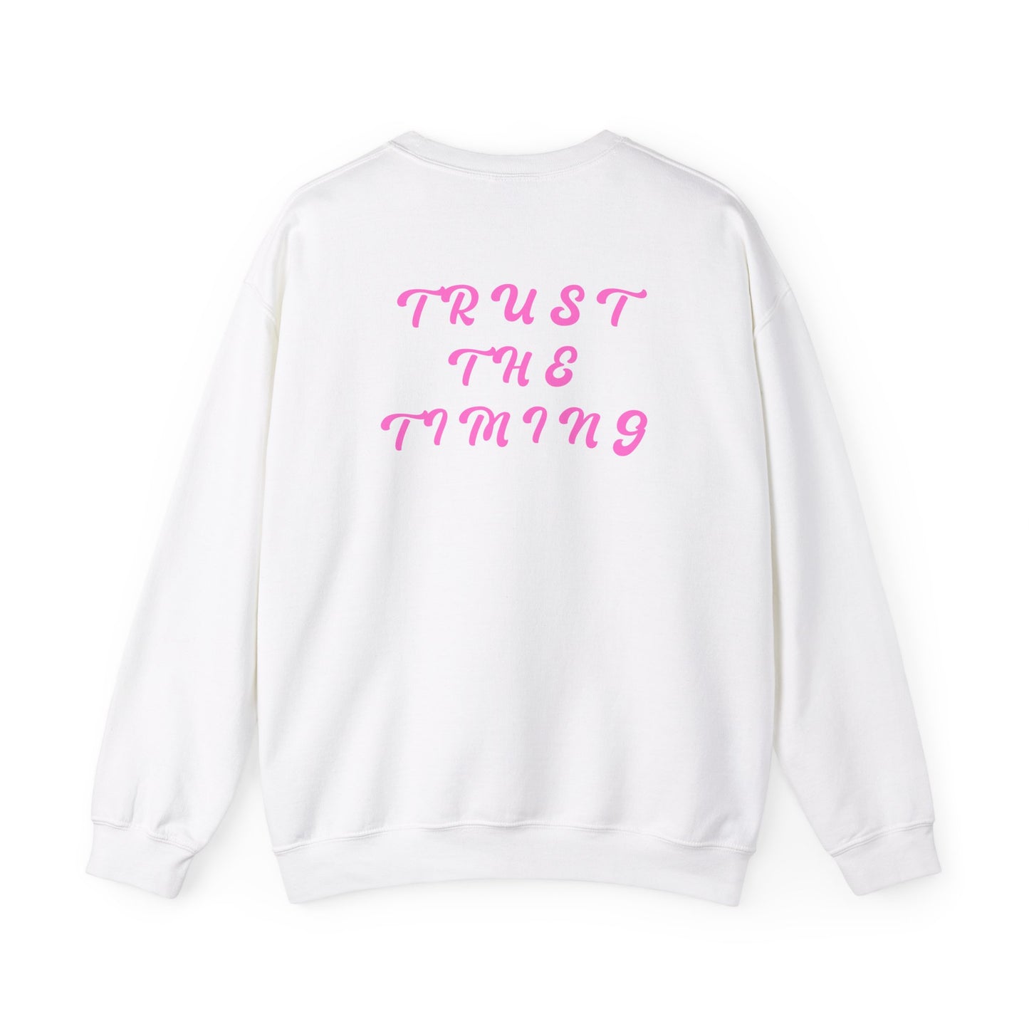 Emma Rushing: Trust The Timing Crewneck (Pink)