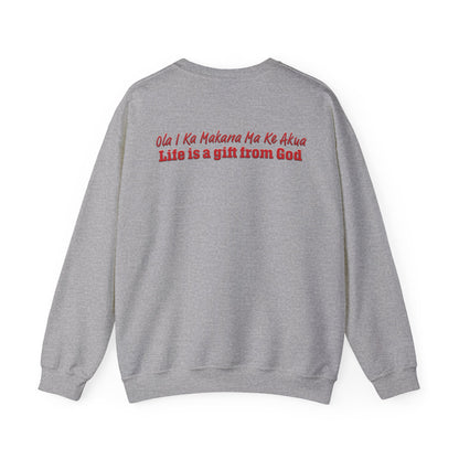 Charelle Aki: Life Is A Gift From God Crewneck