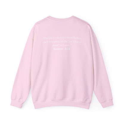 Abby Nugent: Romans 8:18 Crewneck