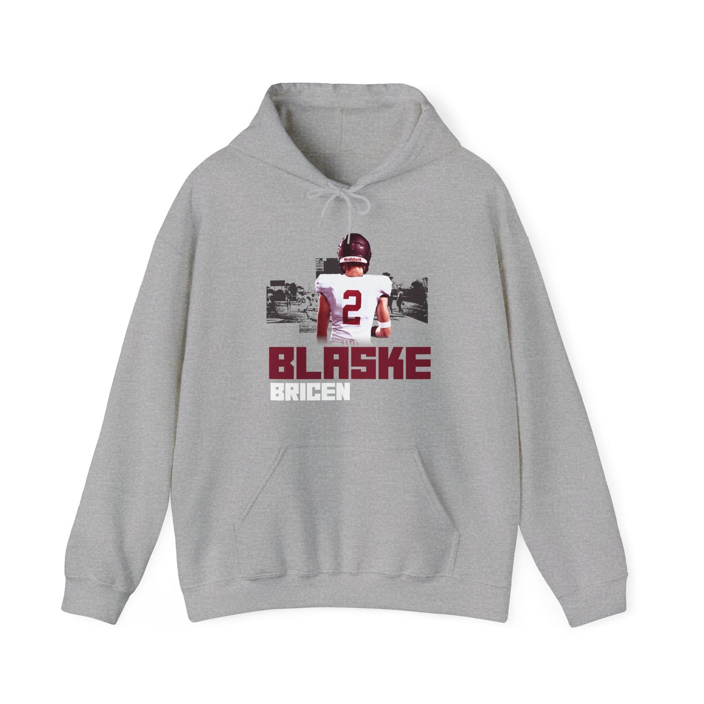 Bricen Blaske: Football Hoodie