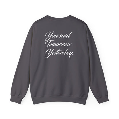 Imani Bloomfield: You Said Tomorrow Yesterday Crewneck