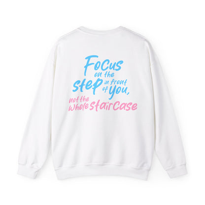 Amanda Fulton: Focus On The Step In Front Of You, Not The Whole Staircase Crewneck