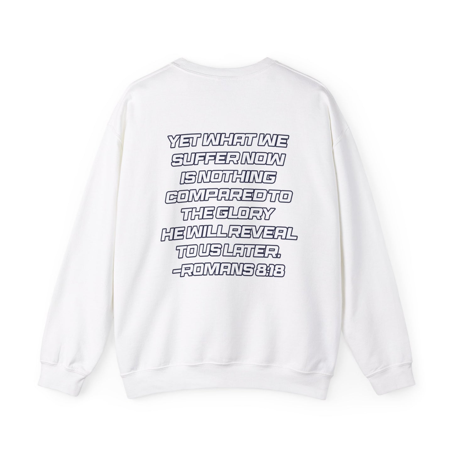 Ellington Brooks-Lytle: Romans 8:18 Crewneck