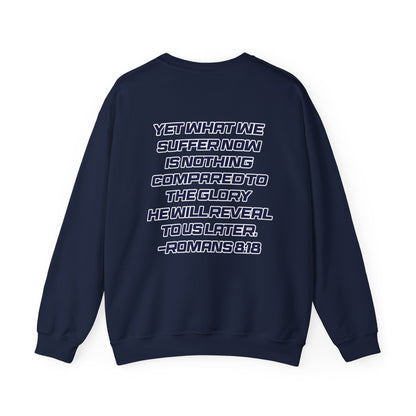 Ellington Brooks-Lytle: Romans 8:18 Crewneck