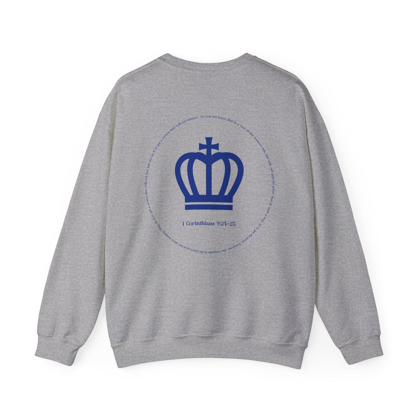 Jessica Smallwood: 1 Corinthians 9:24-25 Crewneck