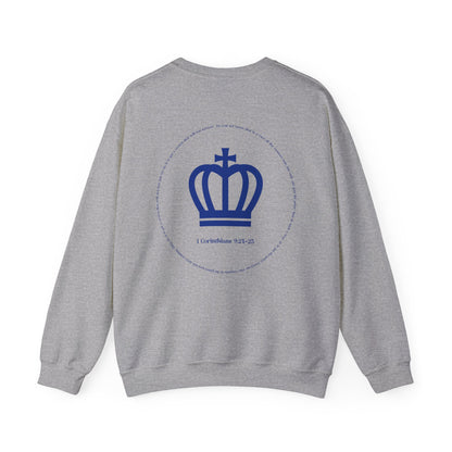 Jessica Smallwood: 1 Corinthians 9:24-25 Crewneck