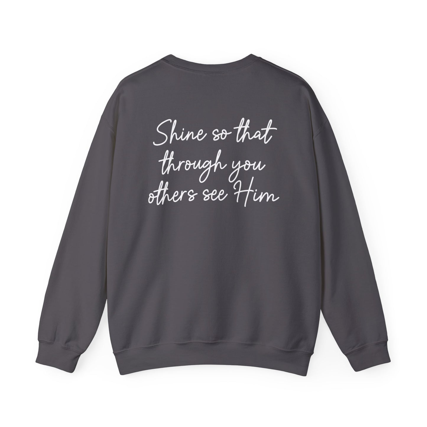 Anika Prisby: Shine So That Through You Others See Him Crewneck